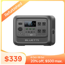 BLUETTI Elite 100 V2 1024Wh 1800W Portable Power Station for Emergency/ Camping