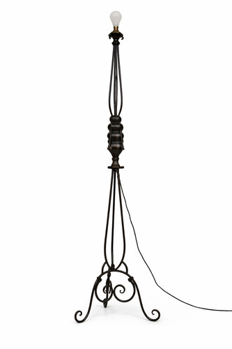 Lampadaire fer forgé - en,