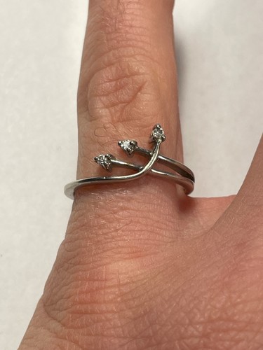 Bijoux bague argent avec 3 - argent,