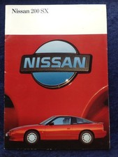 Nissan 200 SX Brochure 12/1989