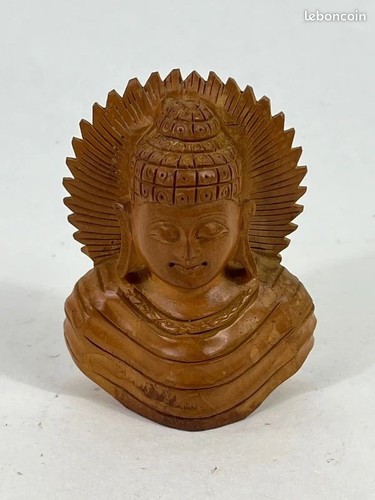 Statuette bouddha bois - statuette,