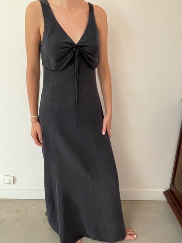 Robe longue belair noire - robe,