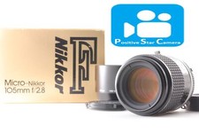 ??w/HS-14 Hood?N MINT? Nikon Ai-s Micro NIKKOR 105mm f/2.8 Lens From JAPAN