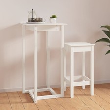 Table de Bar Gris 60x60x110 cm