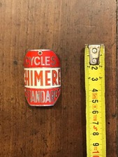 Ancienne Plaque pour Vélo Cycles "CHIMERE" Bicyclette Head badges.