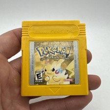 Pokémon Yellow Version Special Pikachu Edition Nintendo GameBoy Authentic Works