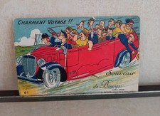 Old postcard humorous zipper - souvenir of Bourges - G.Artaud 1950