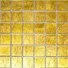 Pâte de Verre Or Structure