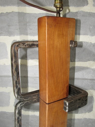 Pied lampe brutaliste vintage - brutaliste,