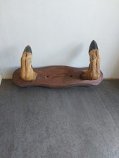 Ancien porte-manteaux patères/ Porte Fusil Patte chevreuil / 2 emplacements