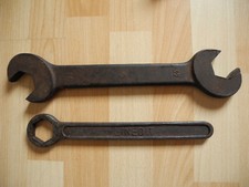 antique tools flat wrench 32/33 disassembles bolts Inedit 32 flat wrench tools decoration