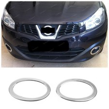Pour NISSAN QASHQAI 2010 à 2013 cadre de phare antibrouillard chromé 2 pcs INOXY