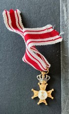 Belgium - Miniature Croix de l’ordre Mérite Union Nationale Croix de Guerre (2)