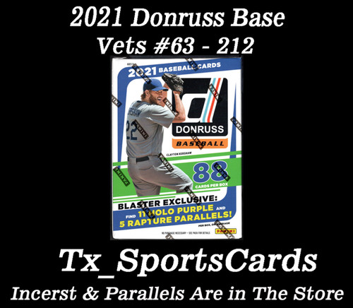 2021 donruss complete - 2021, your