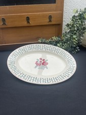Ancien Plat de Présentation Ovale Longwy - Modèle Marly
