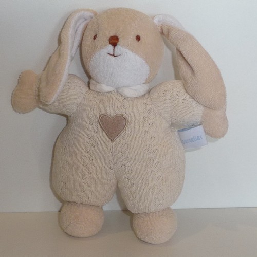 Doudou lapin trousselier - lapin,
