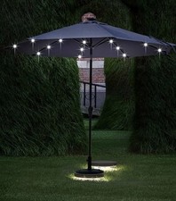 Parasol jardin avec led - de,