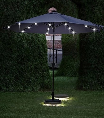 Parasol jardin avec led - jardin,