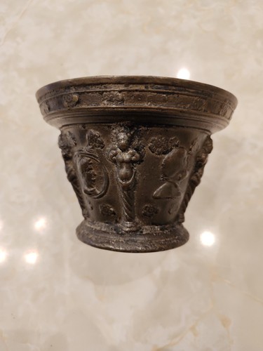 Mortier bronze decor de - en,