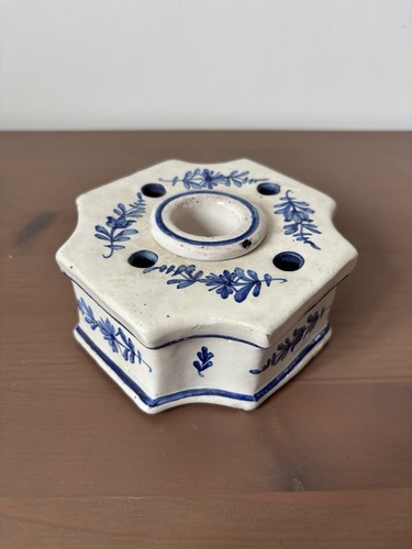Ancien encrier faience - encrier,