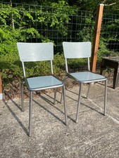 2 Rares chaises vintage 50-60