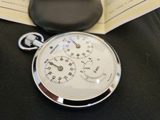 Chronographe JUNGHANS mouvement mécanique 36000bph & 1/10s NEUF