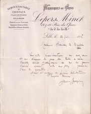 LILLE - LETTRE LEPERS MINET