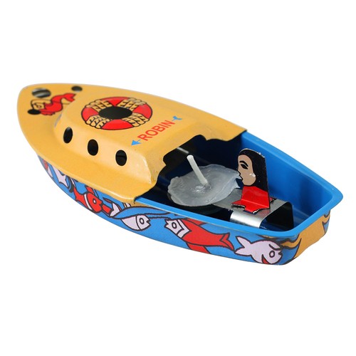 Jouet étain bateau - jouet, robin