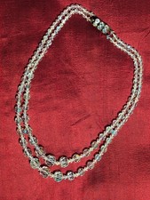 Collier cristal Bohème double