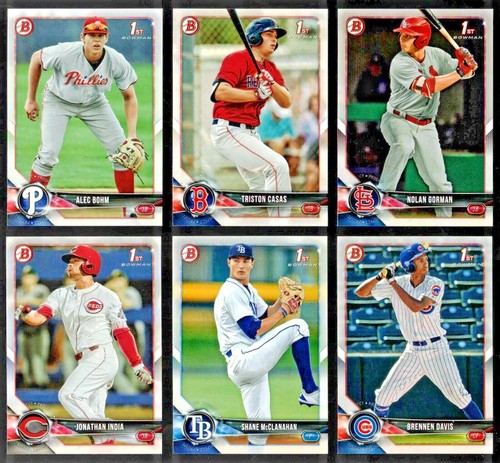 2018 bowman draft base 200 - 2018, #1-200