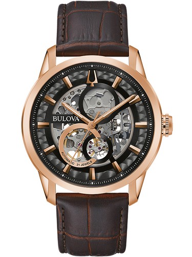 Bulova montre marron - bulova,