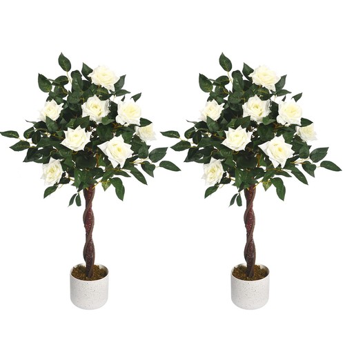 Lot rosiers artificiels - de, 2