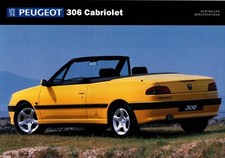 Peugeot 306 Cabriolet Sales brochure Australian Market 9.1998