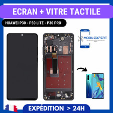 ECRAN OLED/ORIGINAL + VITRE TACTILE SUR CHASSIS HUAWEI P30 / P30 LITE / P30 PRO