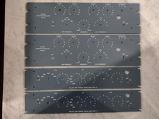 Pair Pultec EQP1 + Pair Pultec MEQ-5  front panel DIY or remplace