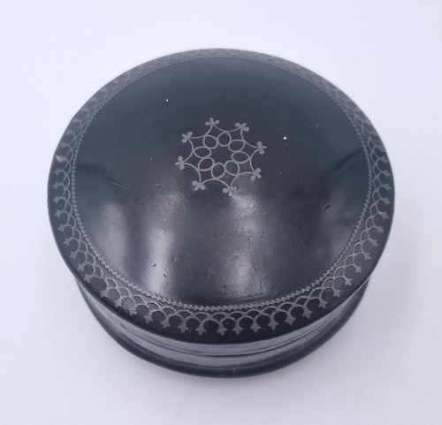 Boîte ronde - , (tabatière)