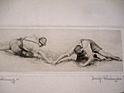 Belle gravure estampe - belle,