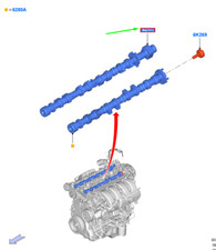 Arbre à cames d'échappement FORD MUSTANG MK6 5277708 NEUF ORIGINE