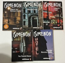 Inspector Maigret Book Collection by Georges Simenon (5 Paperback) Flemish