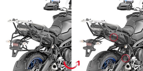 Plxr2139 givi porte valises - plxr2139, porte-valises