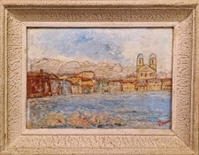 Ancien Tableau Peinture Huile