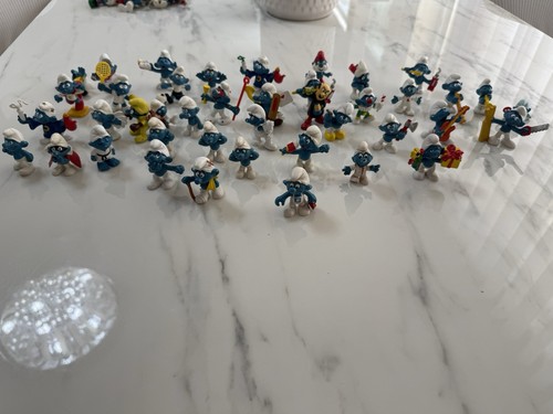 Lot figurines schtroumpfs - lot,