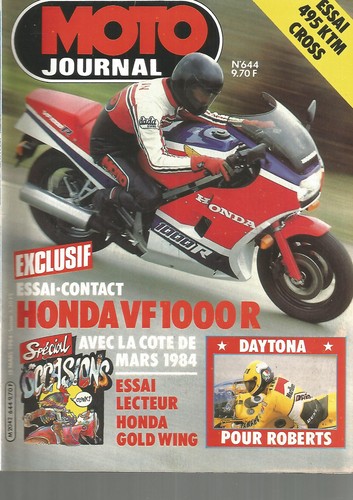 Moto journal 644 honda vf - moto,