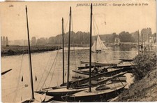 Old postcard Joinville Le-Pont Garage du Cercle de la Voile FRANCE (1339826)