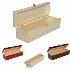 Creative Deco Boîte Caisse à Vin en Bois Cadeau | 1 Bouteille | 4 Variantes