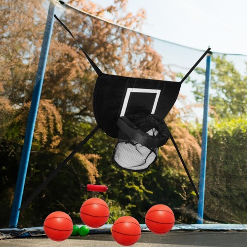Trampoline basketball hoop - trampoline,