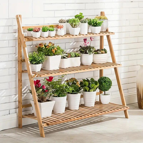 étagère pliable bambou 3 - pliable,