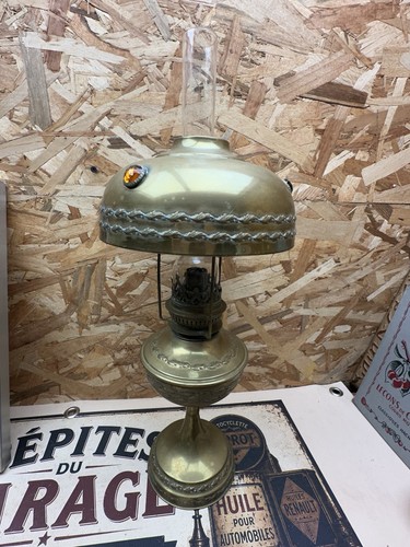 Lampe pétrole laiton - en,
