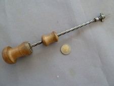 Outil ancien, belle drille de bijoutier horloger