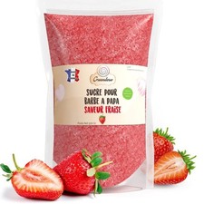 ® Sucre Barbe à Papa pour Machine 500 Gr – Goût Fraise – Arôme & Colorant Nat...